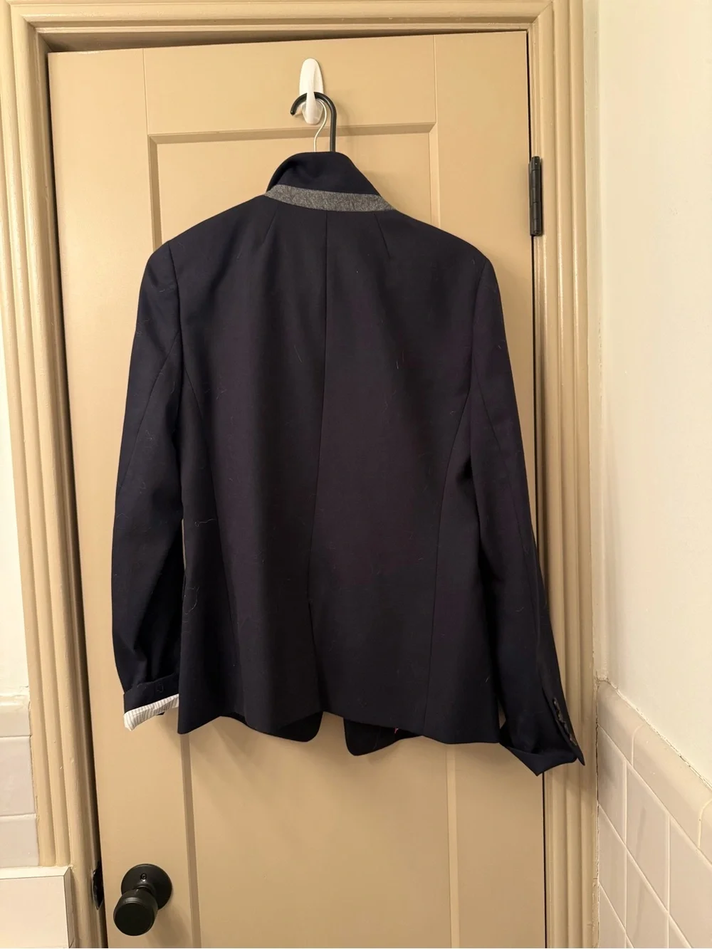 J. Crew Navy Single-Button Minimalist Blazer Sz 6